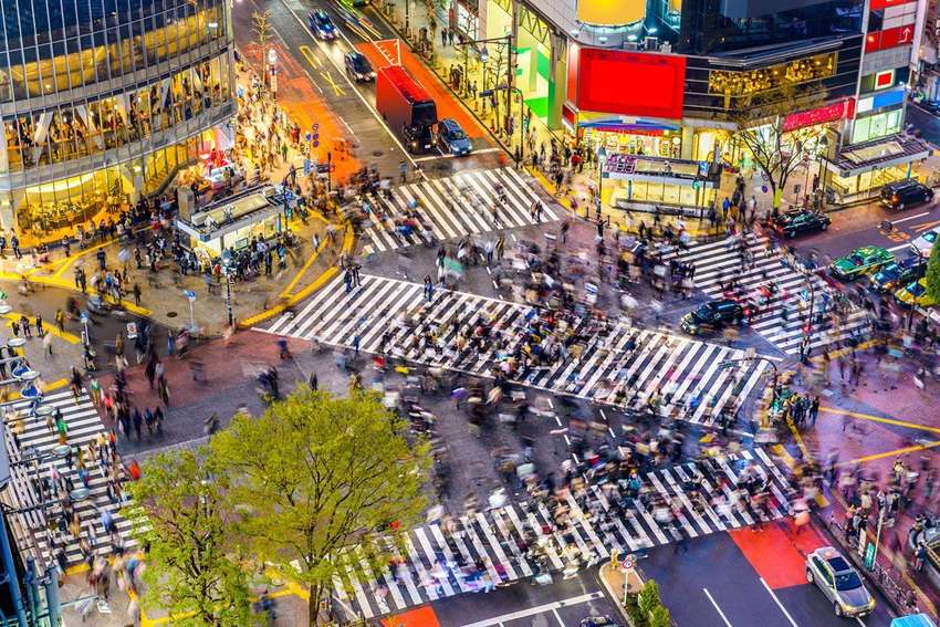 Het futuristische Tokyo