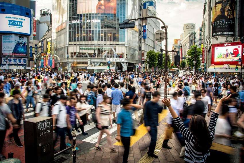 Shibuya kruispunt<br>