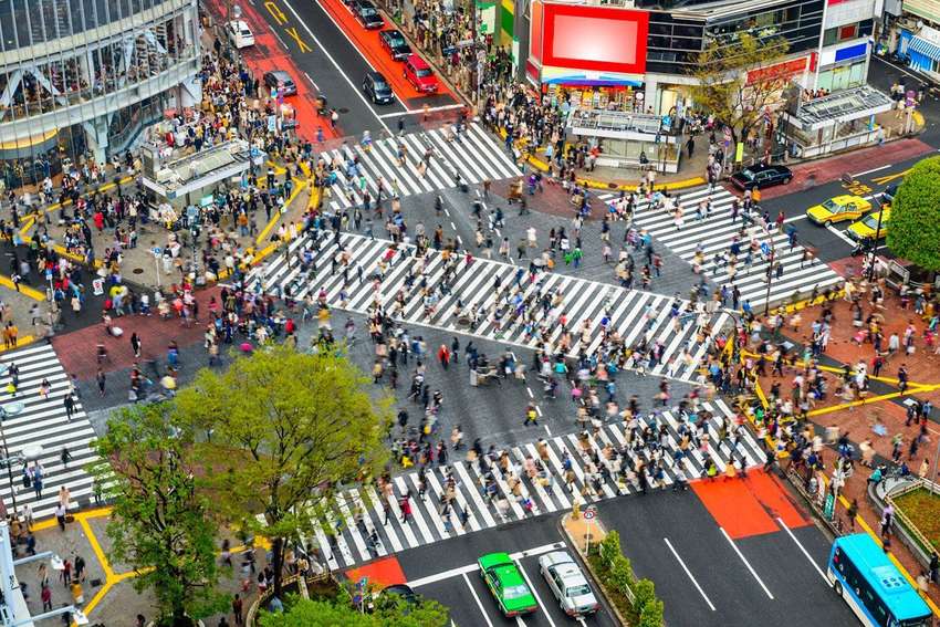 Shibuya kruispunt